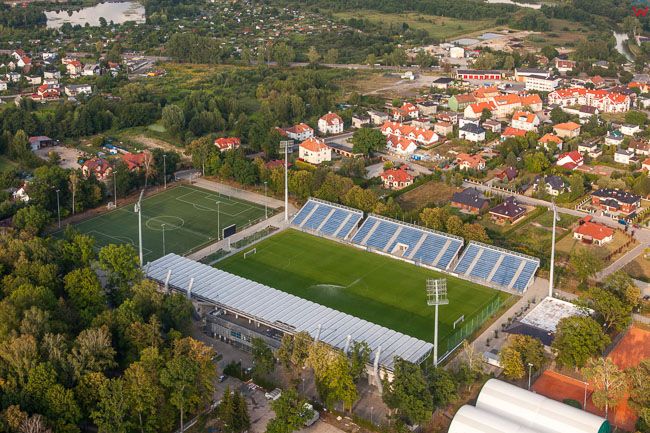 Ostroda, Stadion Miejski OCSiR. EU, Pl, Warm-Maz. Lotnicze.